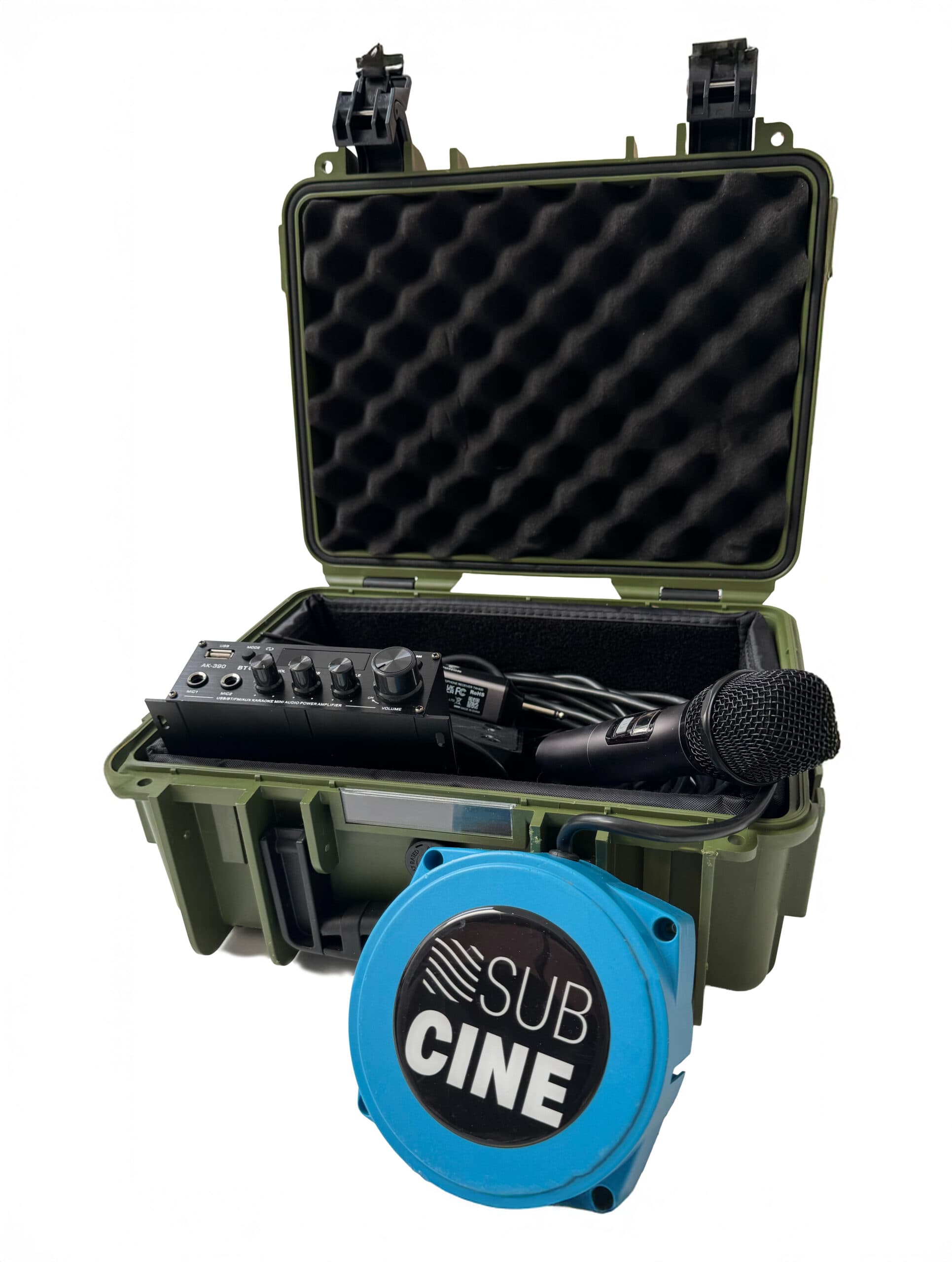 Mobile Underwater Sound System with AQUA30 Speaker